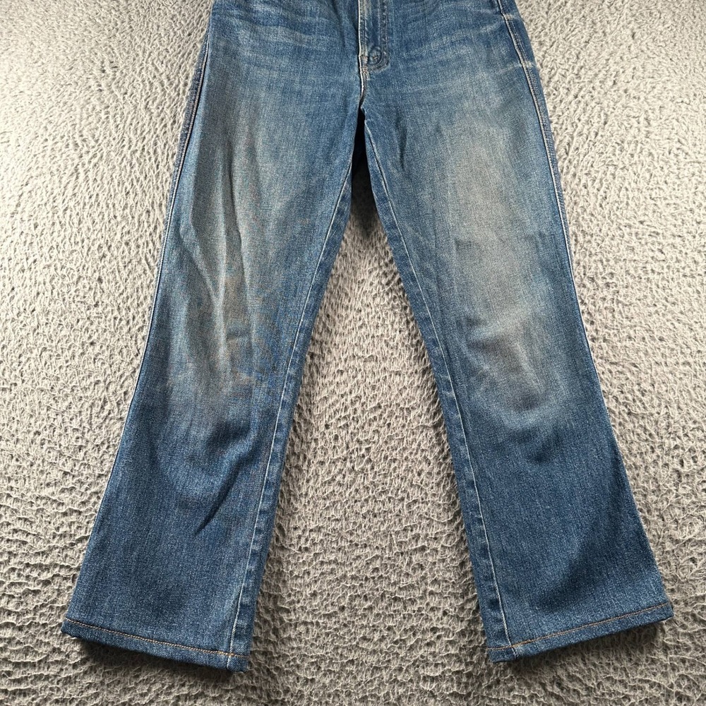 Mother Superior Jeans Womens 26 High Waisted Smokin Double Ankle‎ Blue - Picture 3 of 15